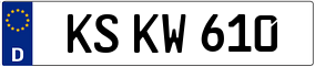 Truck License Plate